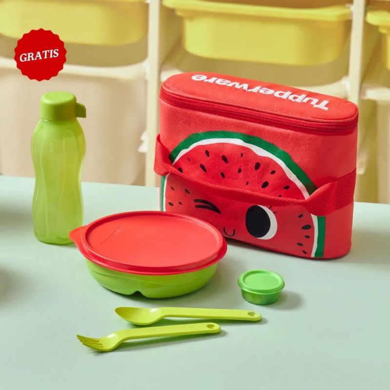 Kids Lunch Set Tupperware - Watermelon