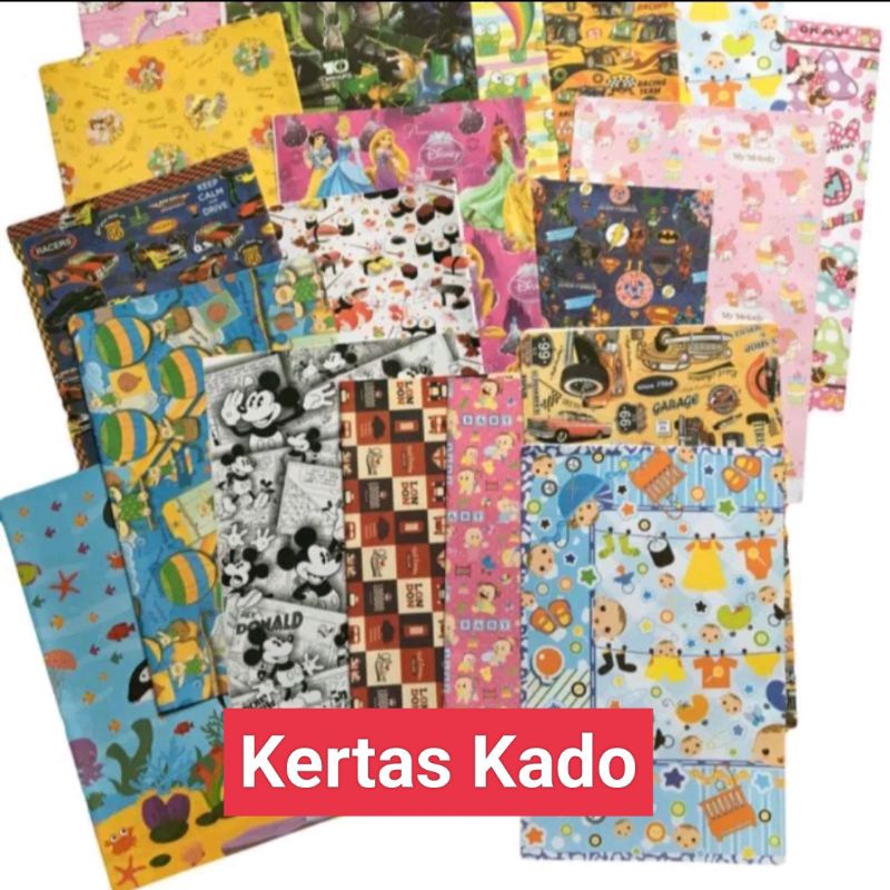 

Kertas Kado ( Bungkus hadiah ulang tahun )