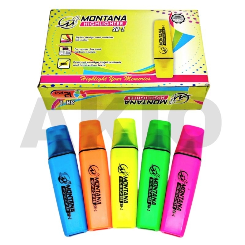 

Highlighter MONTANA Penanda Berwarna