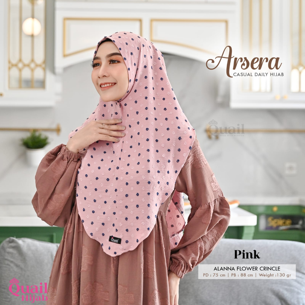 Quail Hijab - ARSERA CASUAL DAILY HIJAB MOTIF ORI QUAIL