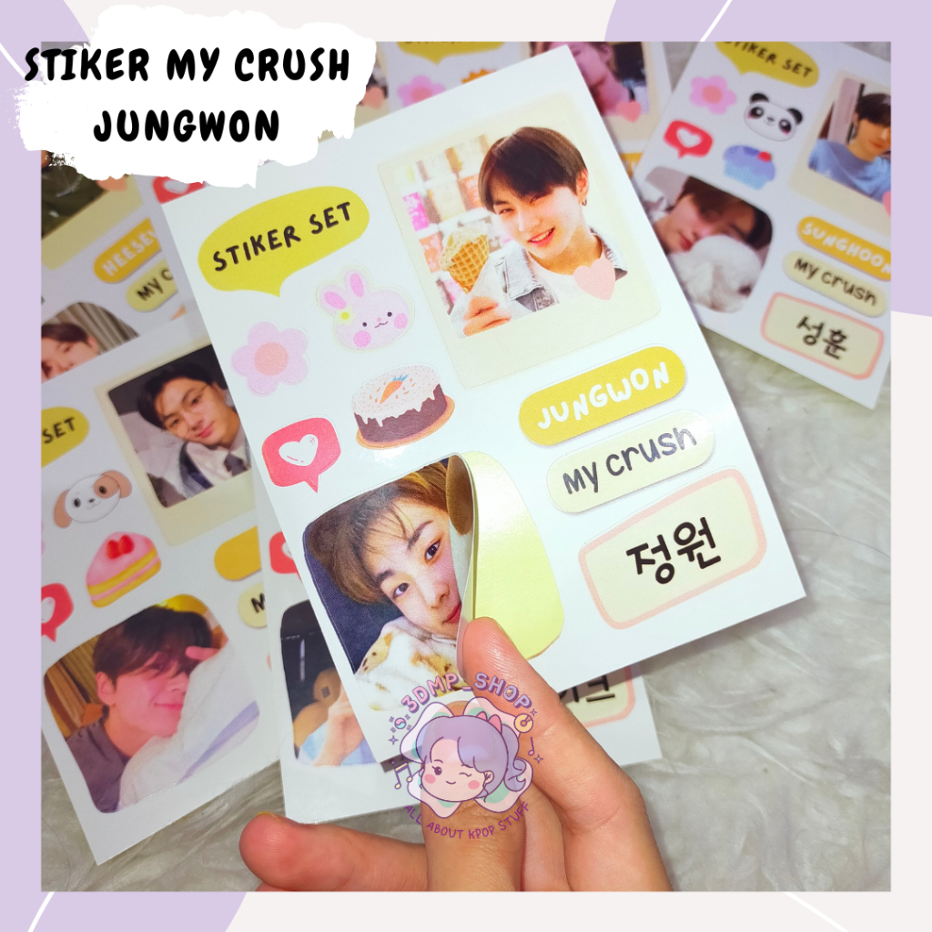 STIKER CRUSH ENHYPEN CUTTING , NO CUTTING