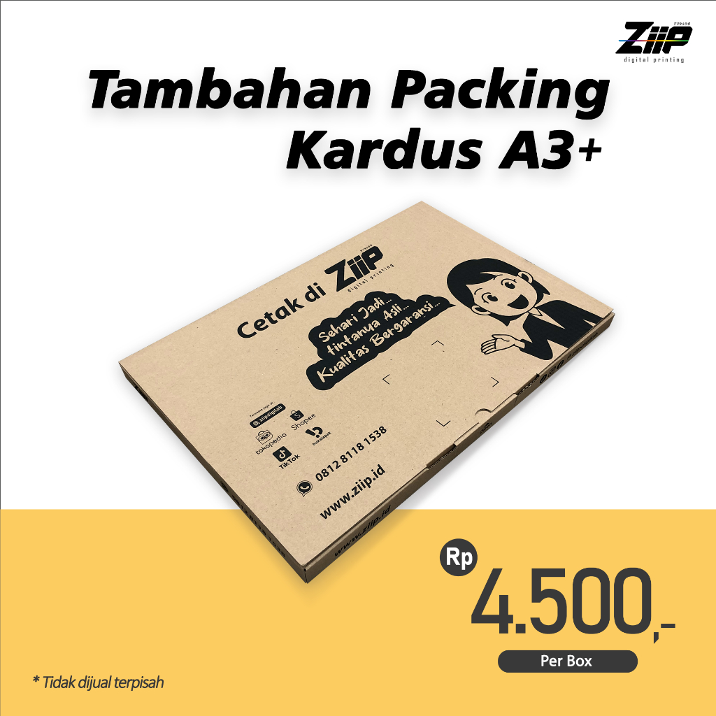 Tambahan Packing Kardus A3+