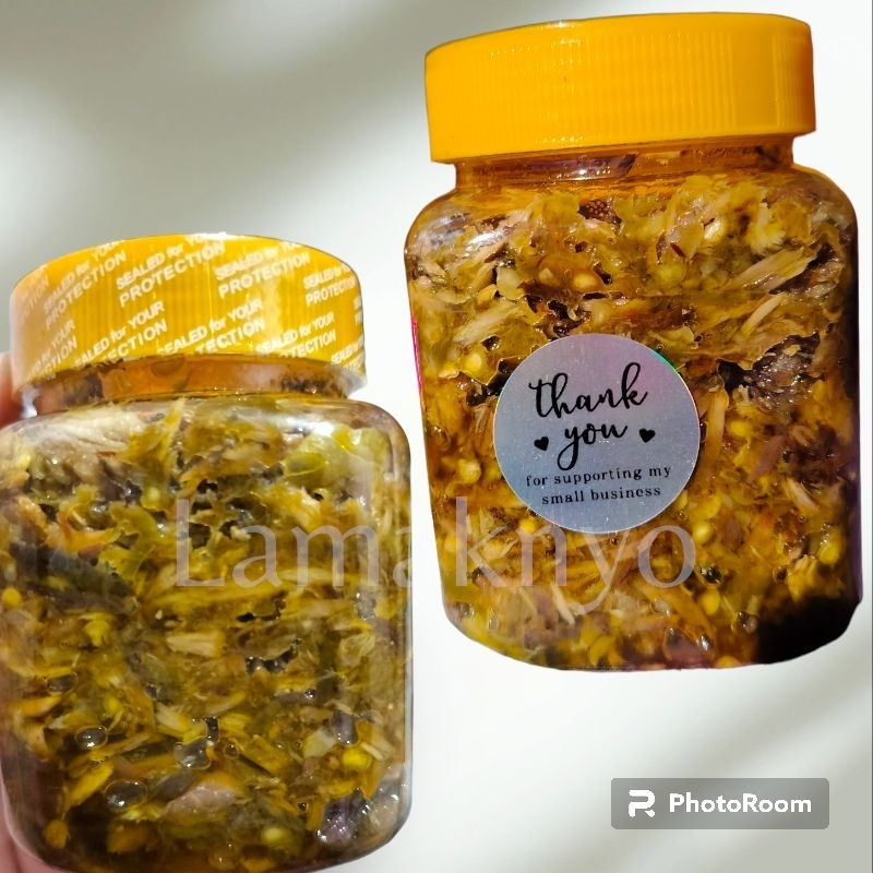 

LAMAKNYO Sambal Tongkol Pindang Suwir Cabe Ijo khas Minang/Sambal Cabai Hijau/Tongkol, 180gram