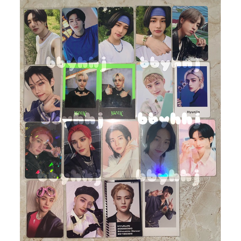 Photocard straykids hyunjin felix i.n digipack iamnot yellow wood cle levanter maxident rpc pob mani