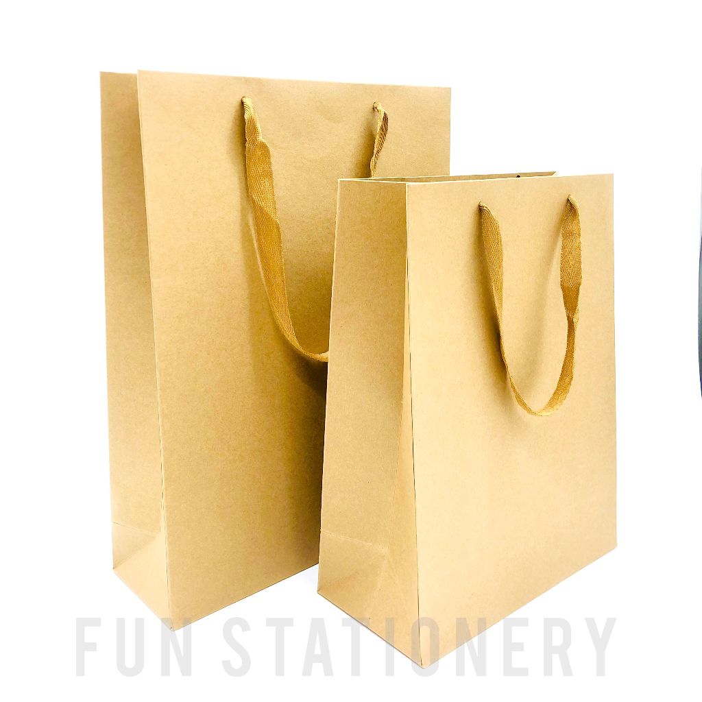 

PAPER BAG VERTIKAL COKLAT POLOS (260GR) / TAS KANTONG SOUVENIR KADO / GOODIEBAG