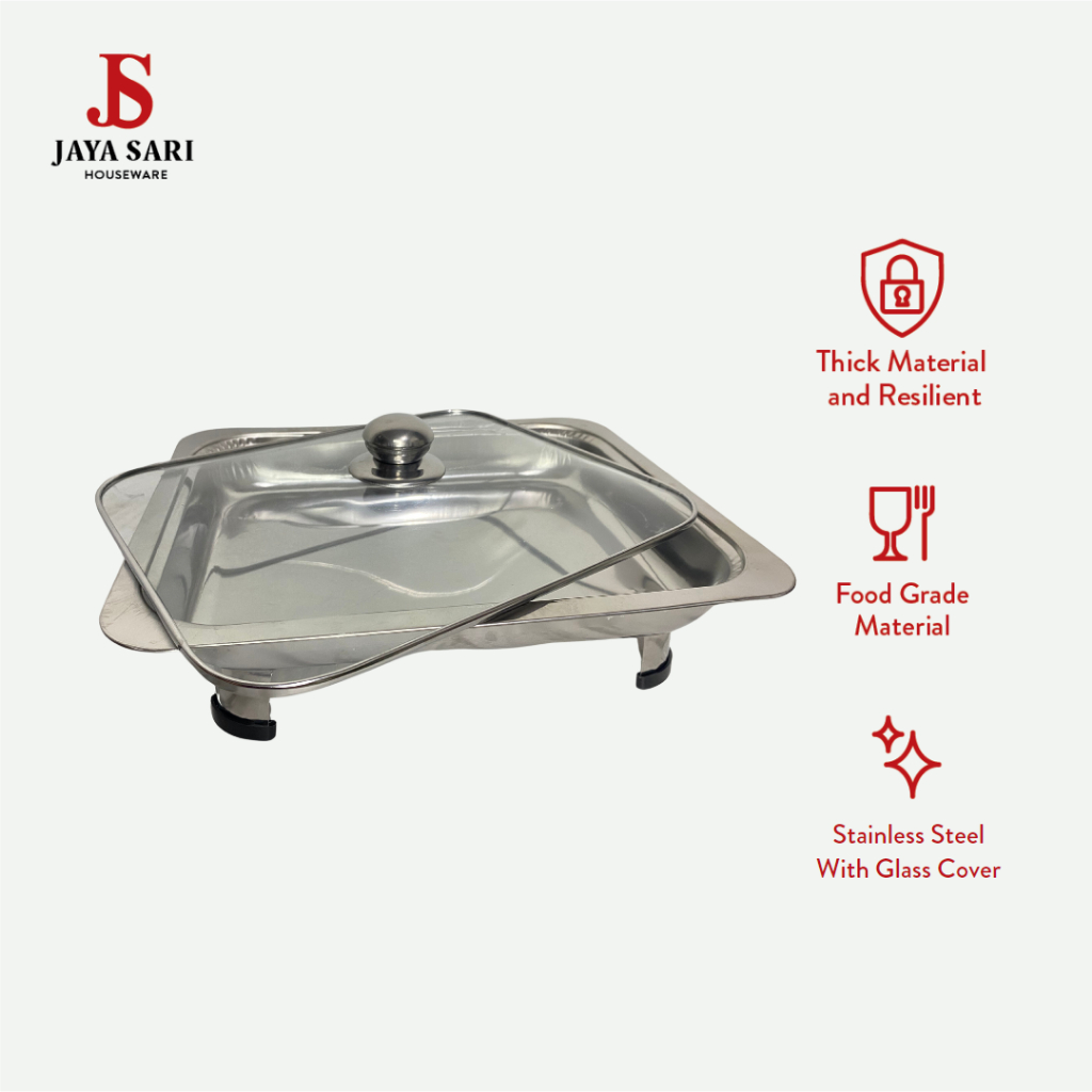 Fast Food Kaca Prasmanan Dengan Kaki / Tempat Prasmanan / BMW Glass Cover Food Serving