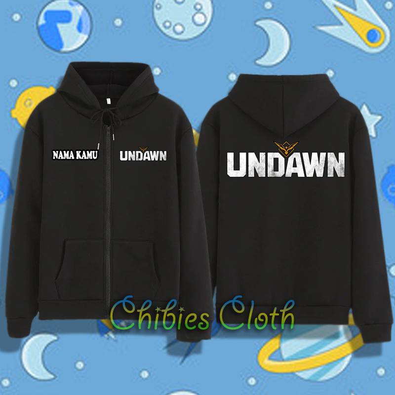 Jaket Zipper Anak Laki Laki Garena Undawn Game Terbaru - Sweater Zipper Logo Garena Undawn Bahan Kat