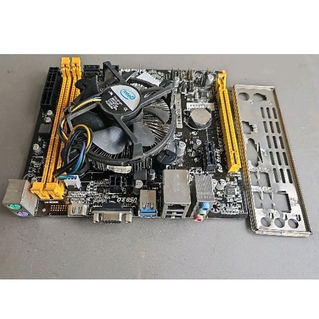 MOBO H81 BIOSTAR PAKET PROCESSOR CORE I3 4130 DAN FAN SUPPORT HDMI  MURAH LEBAY