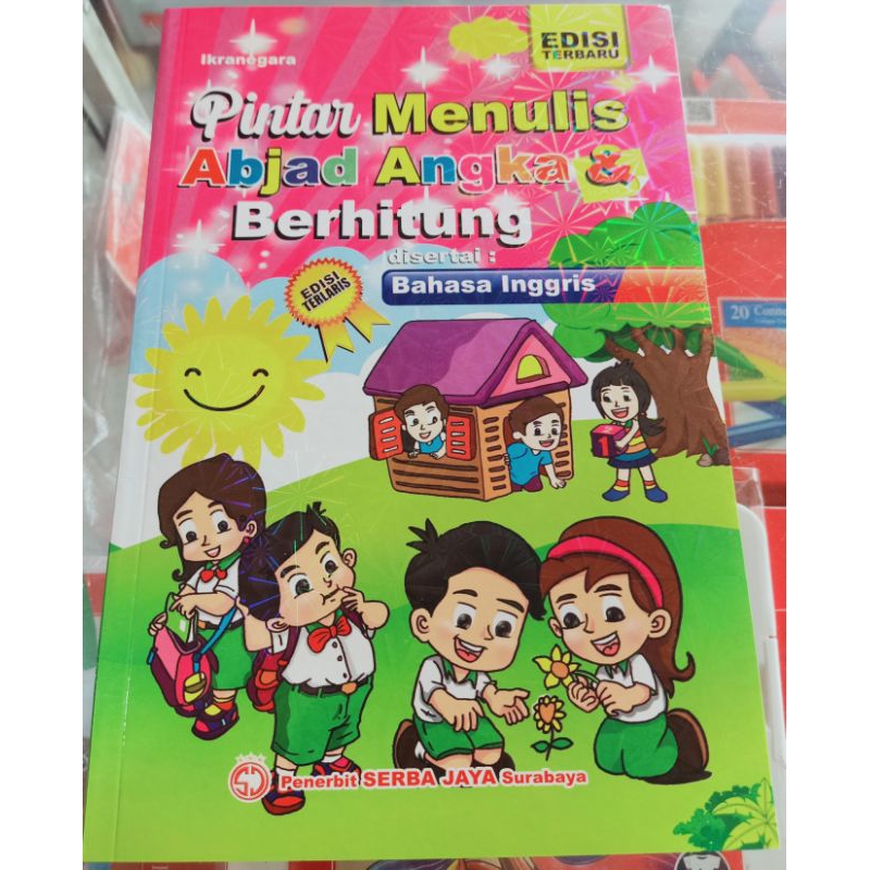 

Buku pintar menulis Abjad, Angka & Berhitung