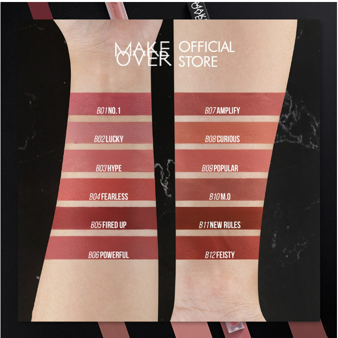 MAKE OVER Powerstay Transferproof Matte Lip Cream 7 g - Lip Cream