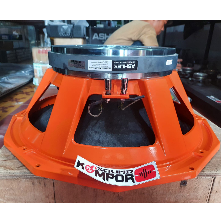 Speaker Komponen ASHLEY ORANGE 186B ORANGE 186 B ORIGINAL 18 INCH OREN VOICE COIL 6 ORANGE186B SPEAK