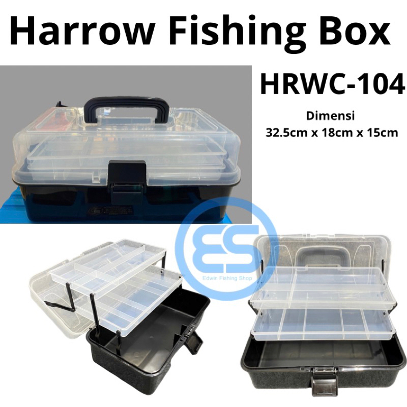 Kotak Umpan Box umpan Harrow Fishing Box HRWC 104 bahan bagus