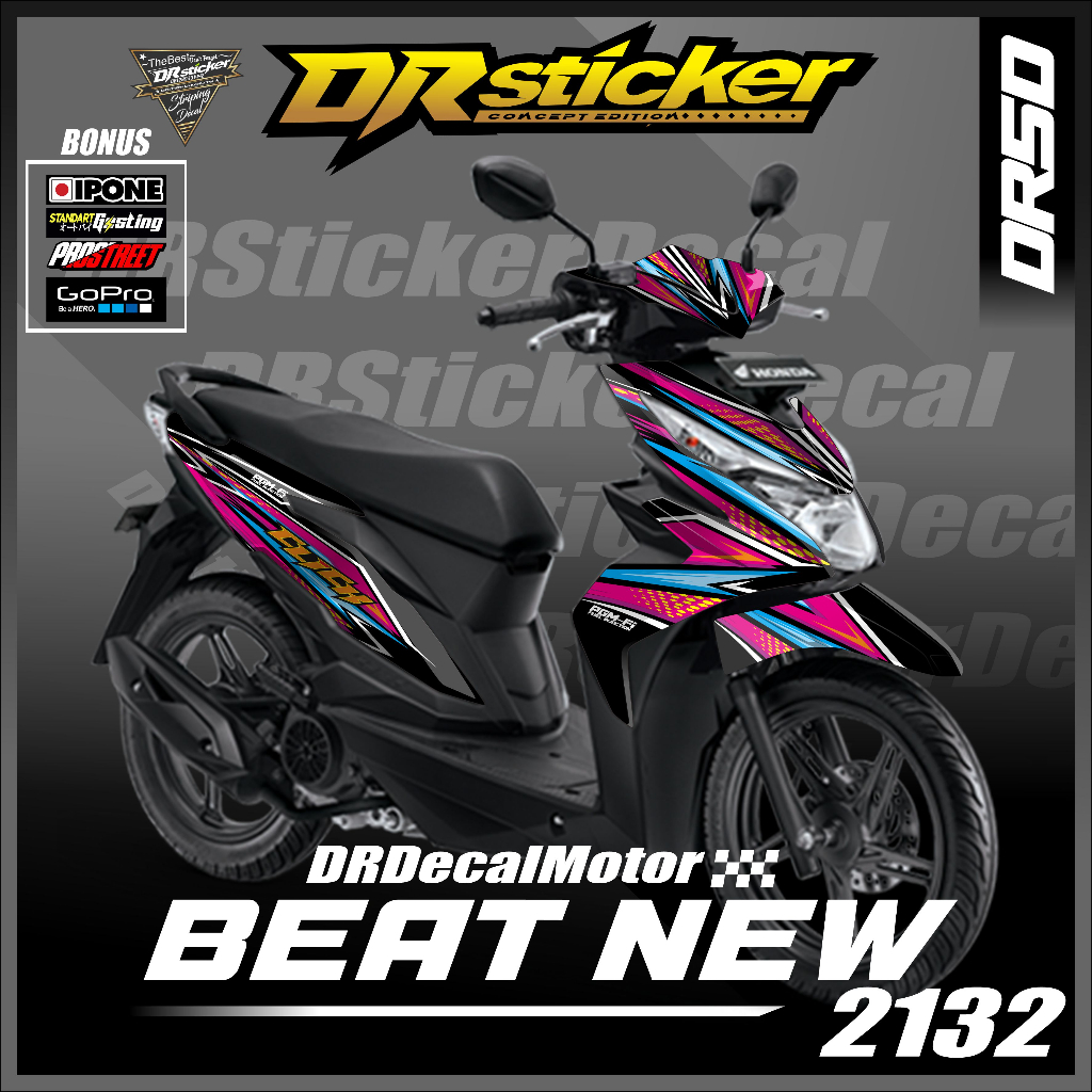 Decal Beat Esp Full Body 2016 - 2019 Striping Beat Esp 2019 Stiker Beat New 2019 Striping Beat New 2