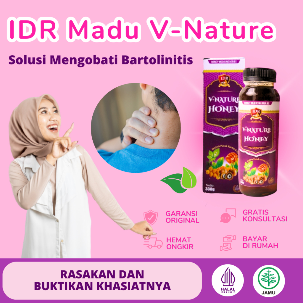 IDR Madu V-Nature  Obat Bartolinitis 330 gram