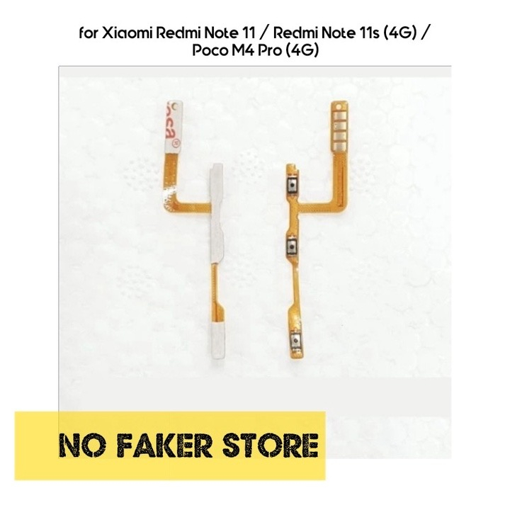 Flexibel ON OFF + VOLUME XIAOMI NOTE 11 / XIAOMI POCO M4 Pro 4G / XIAOMI NOTE 11s