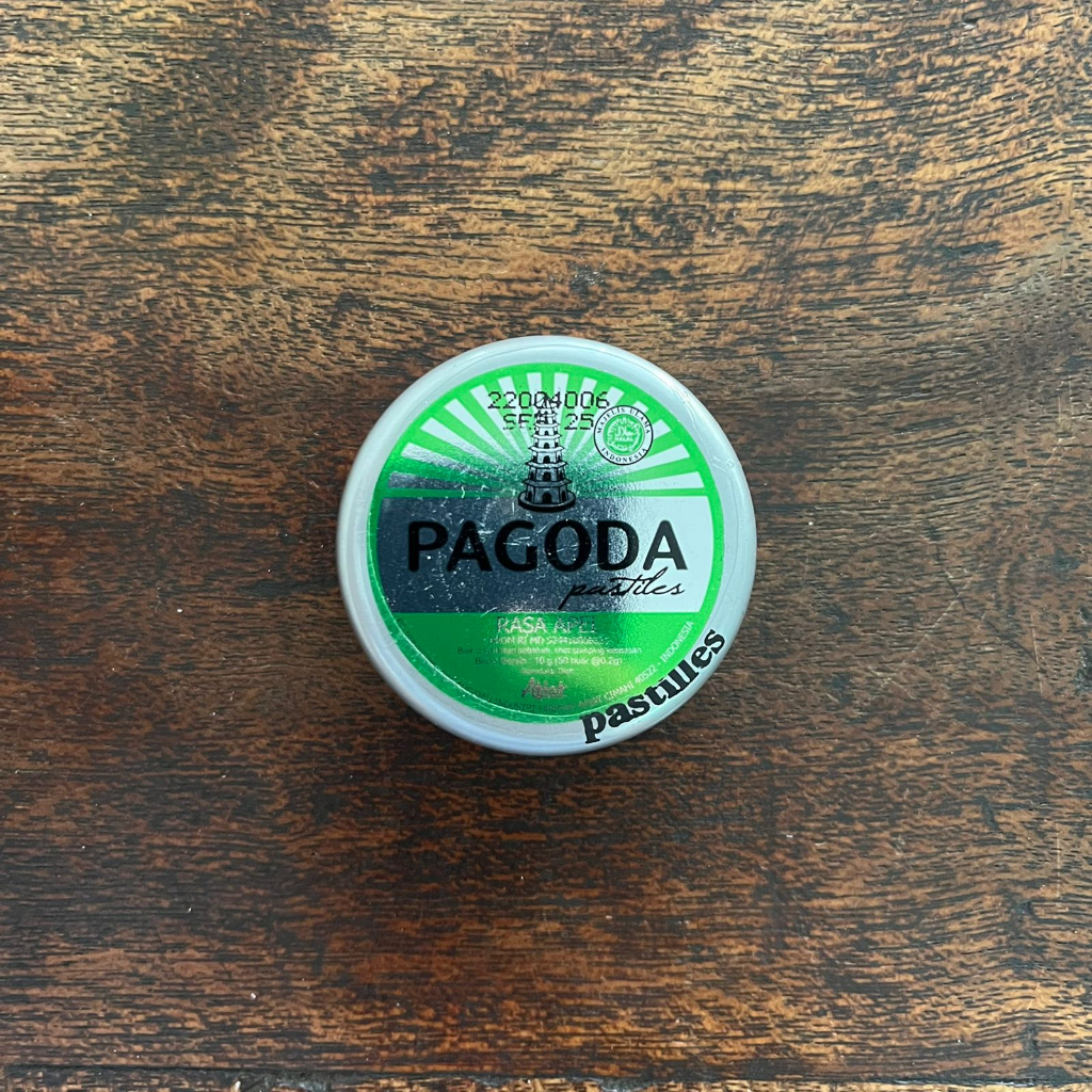 

Pagoda Pastiles Permen Pelega Tenggorokan Rasa Apel 10gr