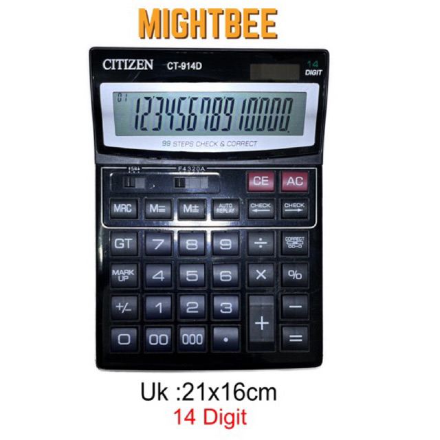 

kalkulator CT914D- Kalkulator Besar - Kalkulator 14 Digit