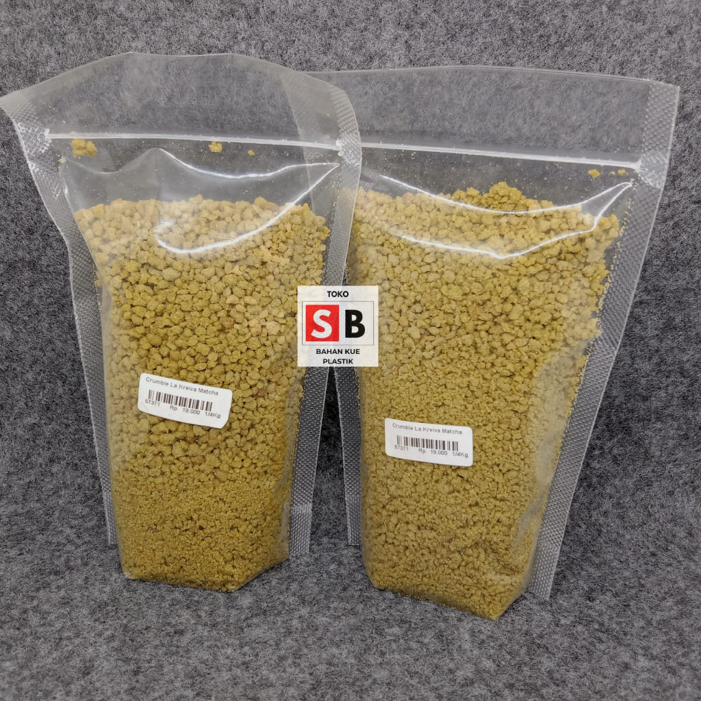 

LA KREIVA CRUMBLE MATCHA 1/4KG ( 250GR) TOPPING MAKANAN & MINUMAN