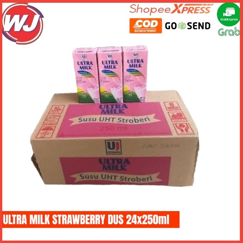 

ULTRA MILK STRAWBERRY DUS 24x250ml