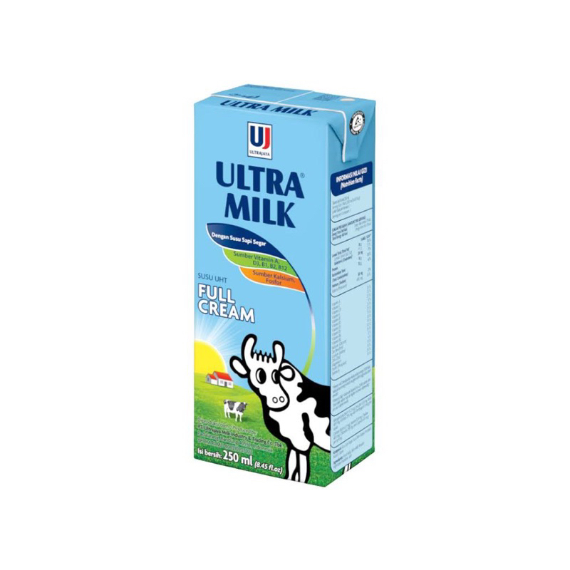 

Susu UHT Ultra Milk Plain 250gr