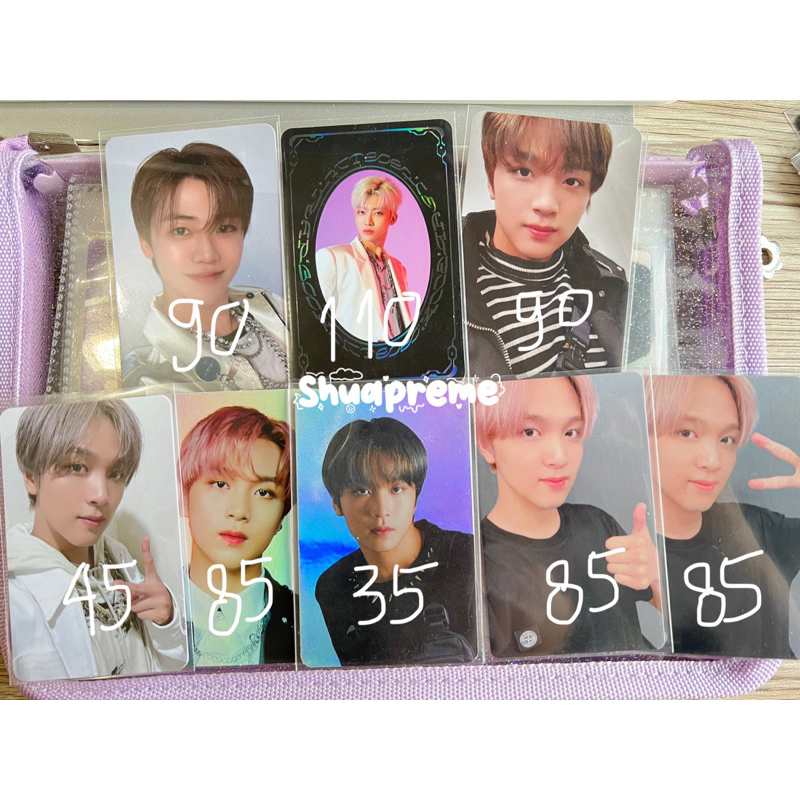 pc jaemin haechan cimol yearbook neozone pulang les jewel universe holo sticker yizhiyu hello future