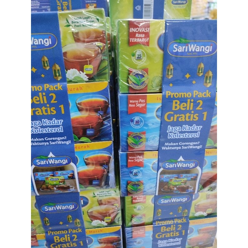 

SARI WANGI TEH CELUP BELI 2 GRATIS 1