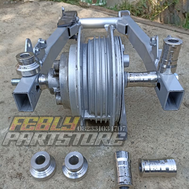 BOSHING TROMOL BELAKANG RX KING ARM AREM KAZE W175 AITECH BOSHING STAINLESS TROMOL BELAKANG RX KING 