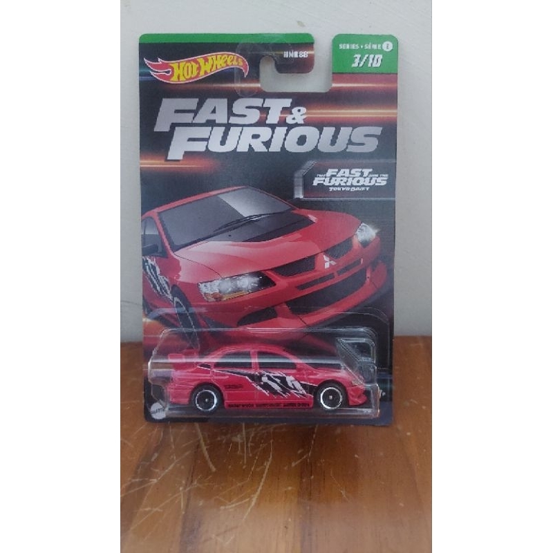 HOT WHEELS FAST&FURIOUS, MITSUBISHI LANCER EVOLUTION 1X ( PROTEKTOR)