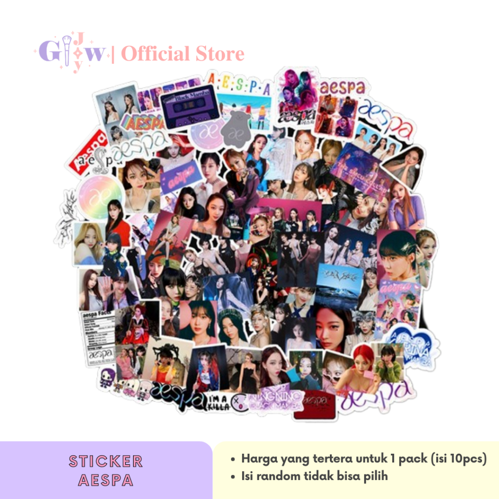 

A6010 STICKER 10PCS (AESPA) anti air notebook scrapbook label tempel motif kartun superhero super hero unik lucu atk alat tulis murah kartun komputer leptop handphone hp smartphone koper laptop tembok kulkas girlband korea girl band bts blackpink