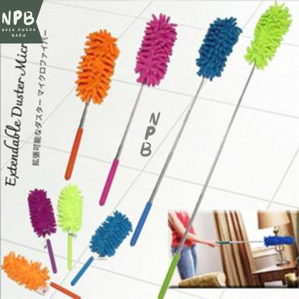 Kemoceng Microfiber Cendol Teleskopic - Extendable Duster Microfiber