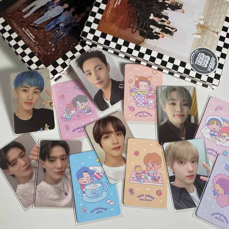 NCT DREAM SANRIO TRADING CARD TC FULLSET SELCA CHARACTER KARAKTER CONCEPT KONSEP PHOTOCARD PC MARK R