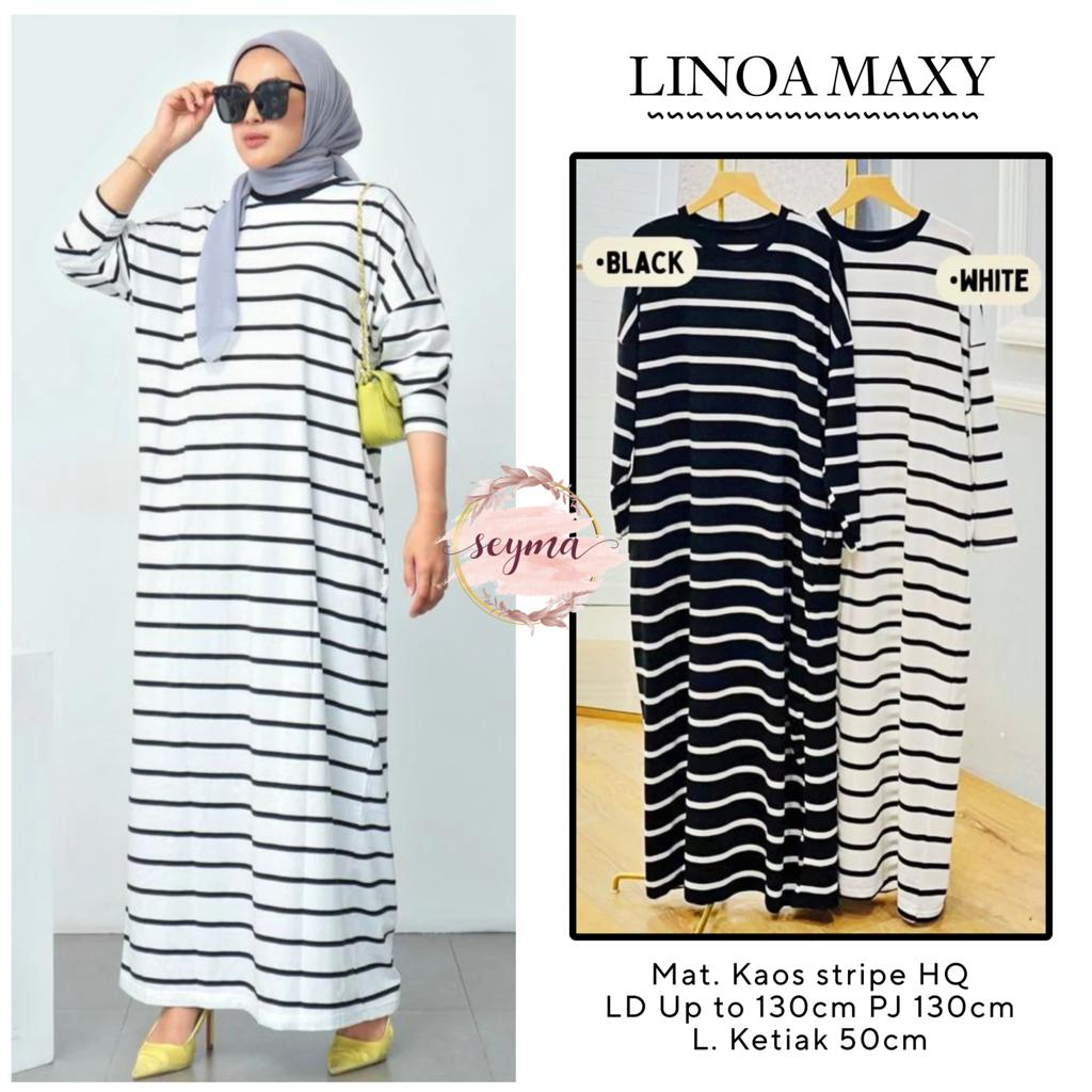 LINOA MAXI DRESS | OVERSIZE | DRESS WANITA (SEYMA)