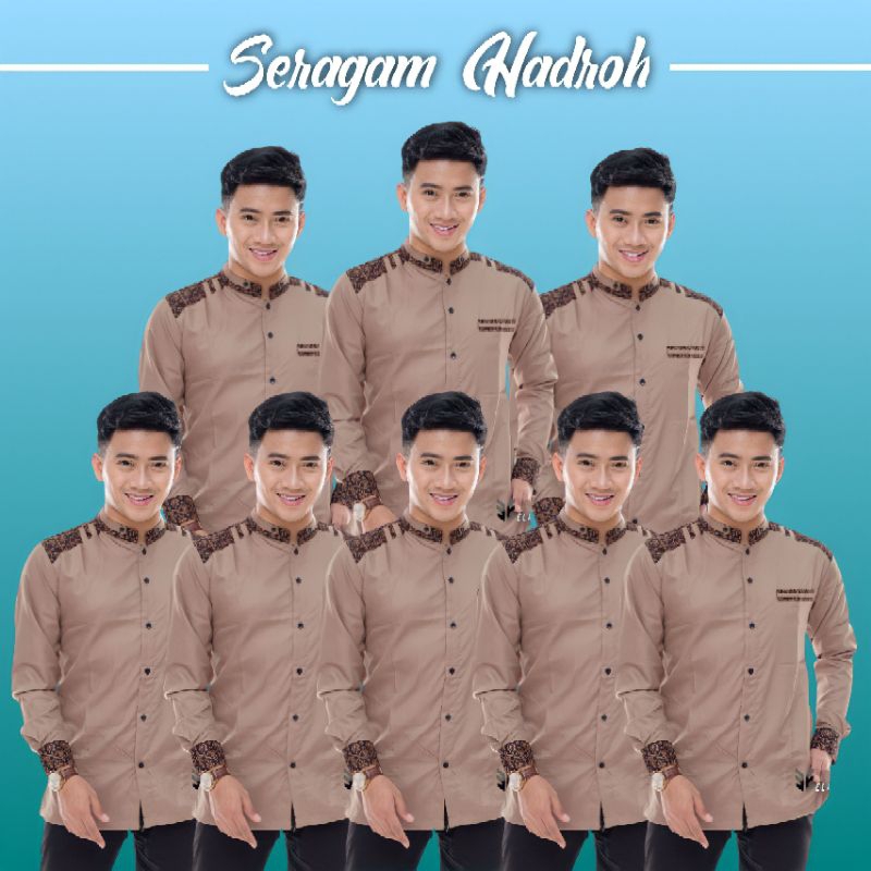 (TERBARU) Seragam Hadroh Terbaru | koko hadroh az zahir | seragam hadroh az zahir | kemko pria | baj