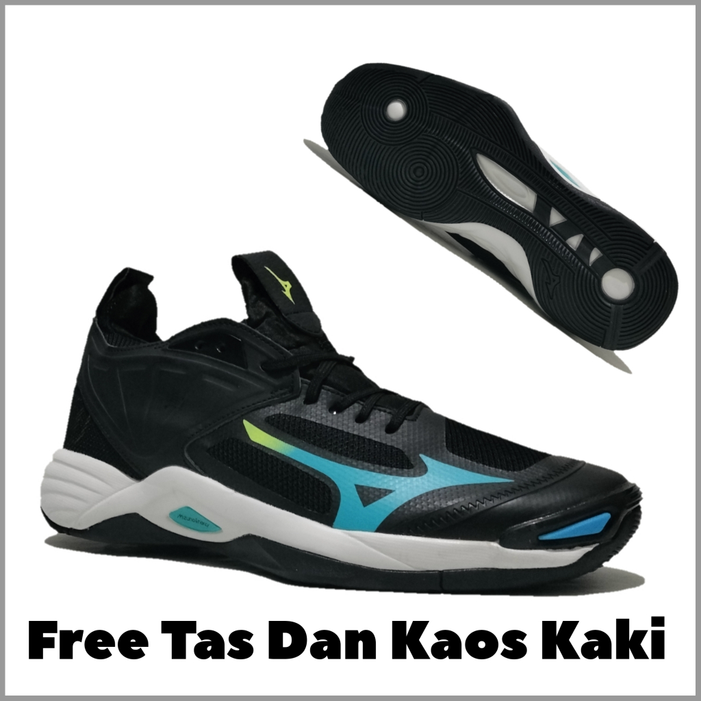 Sepatu Volly Mizuno Wave Momentum Low / Sepatu Olahraga Pria / Mizuno Wlz 7 / Sepatu Volly Ball / Mi