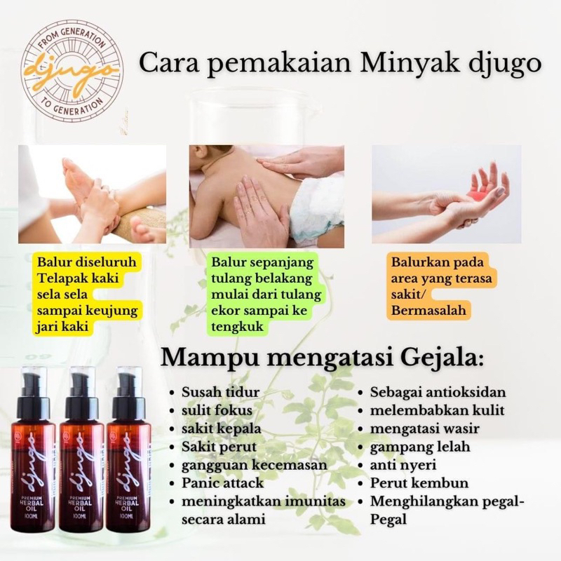 Djugo minyak kesehatan premium