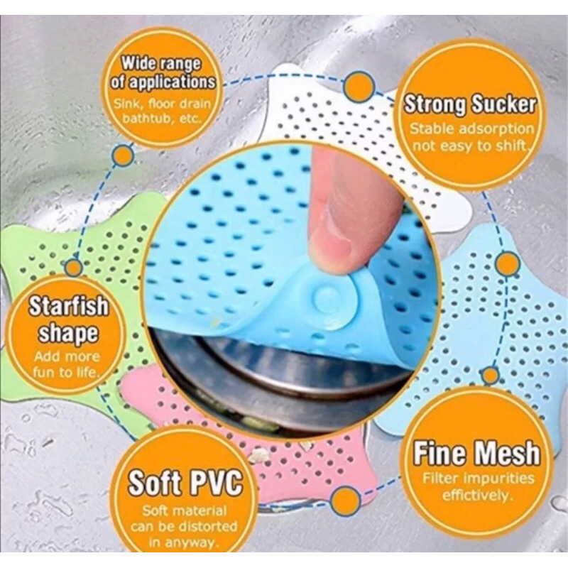 SARINGAN WASTAFEL / PENUTUP LUBANG SALURAN AIR WATER TANK BAHAN SILICON