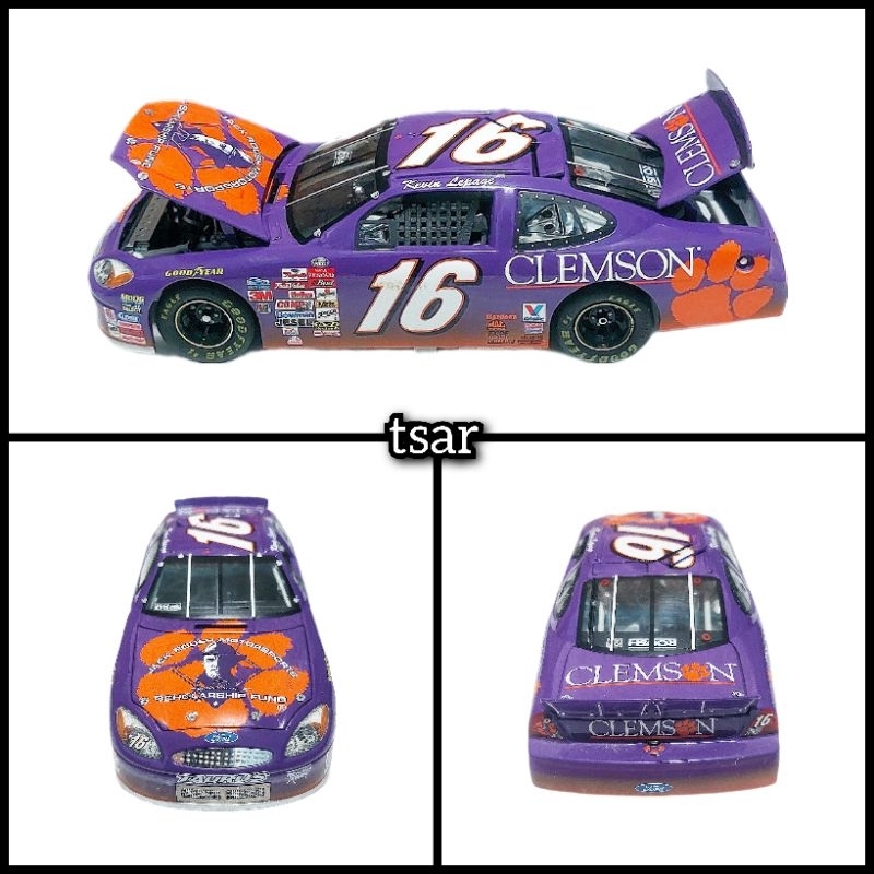 Nascar No 16 Clemson Jack Roush Motorsports Scholarship Fund Kevin Lepage 2000 Ford Taurus skala 24 