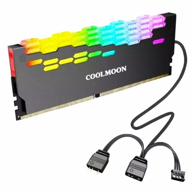 Heatsink Pendingin Cooling Cooler RAM Memory Coolmoon RA-2 ARGB