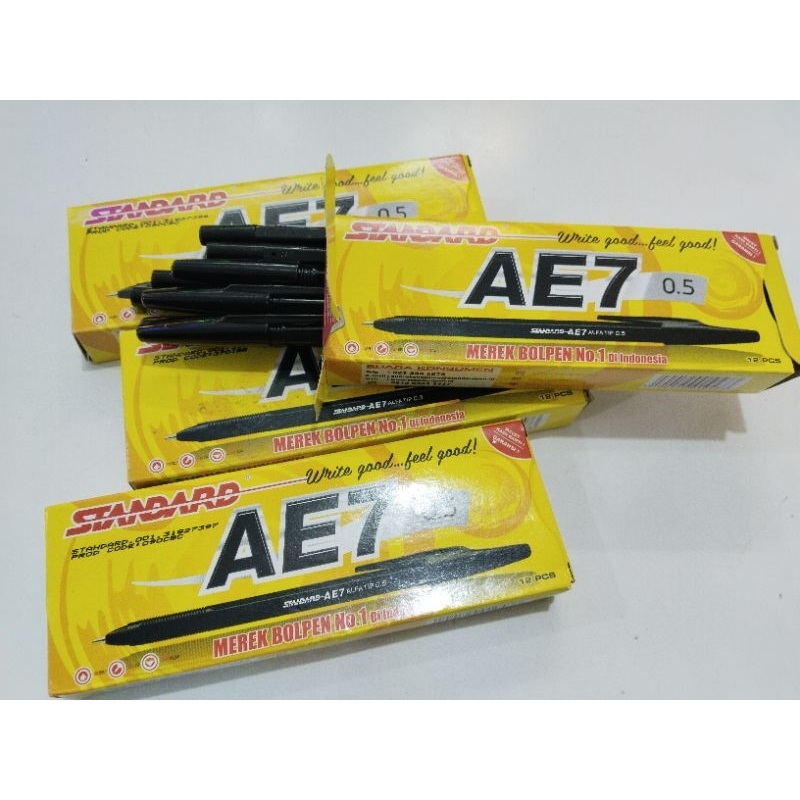 

PULPEN STANDART AE7- SATU PAK 12PCS- TINTA HITAM