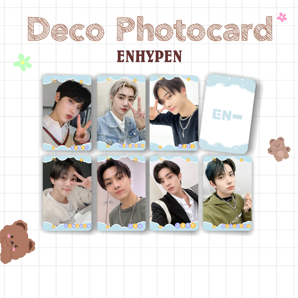 PHOTOCARD PC PREMIUM ENHYPEN 1 SET 7member