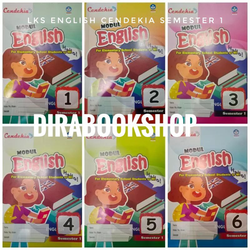 LKS ENGLISH 2023 Cendekia Kelas 1/2/3/4/5/6 Semester 1
