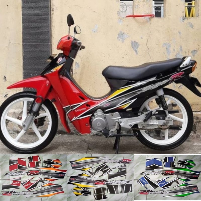 COD / Striping Suzuki Shogun R 110 2003 / Sticker motor Shogun / Stiker body Shogun old