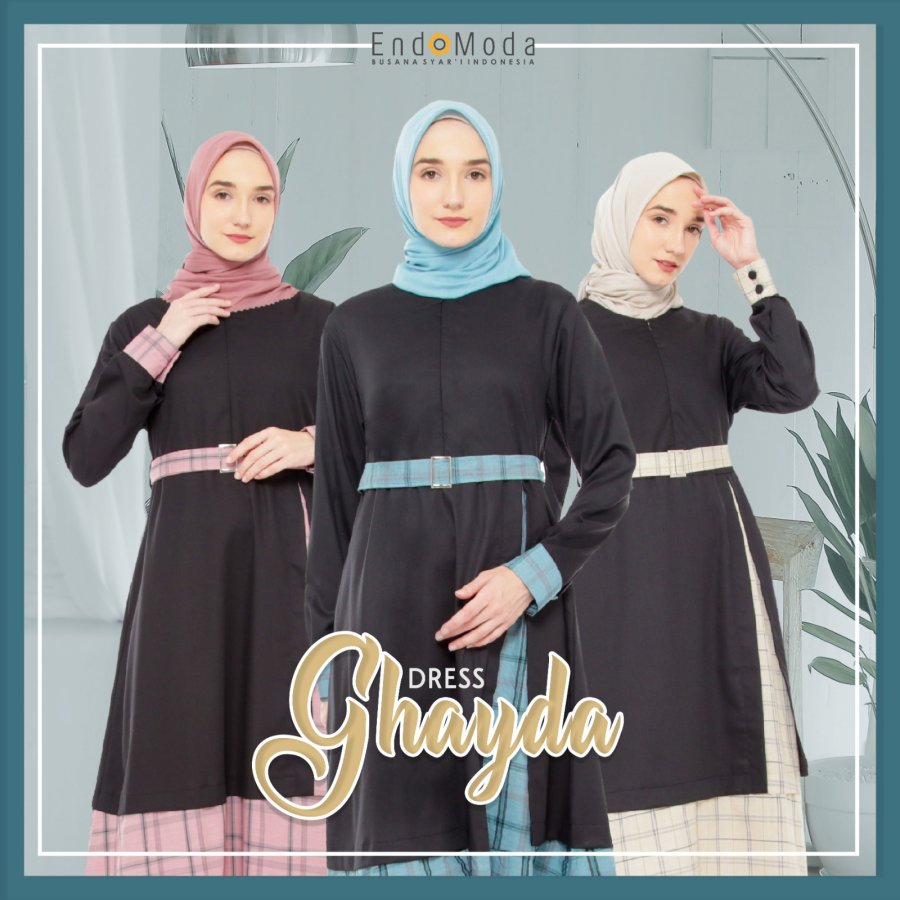 Endomoda Gamsi Ghayda Bahan Cotton Toyobo Muslimah Casual terbaru 2023 By Endomoda