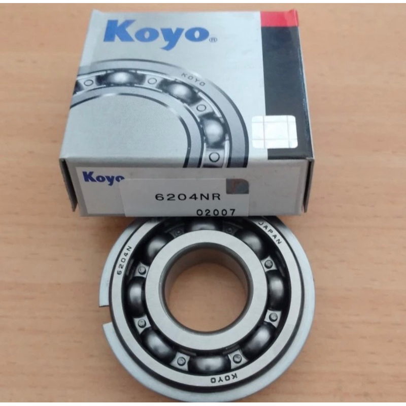 BEARING 6204 NR KOYO ORIGINAL JAPAN 6204NR
