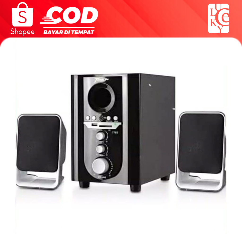 Speaker Aktif GMC Teckyo 778E Bluetooth Subwoofer Bass Garansi Resmi