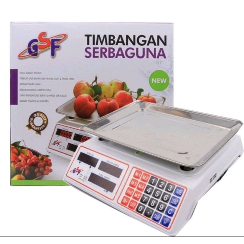 TIMBANGAN DUDUK DIGITAL 30 KG GSF 4530