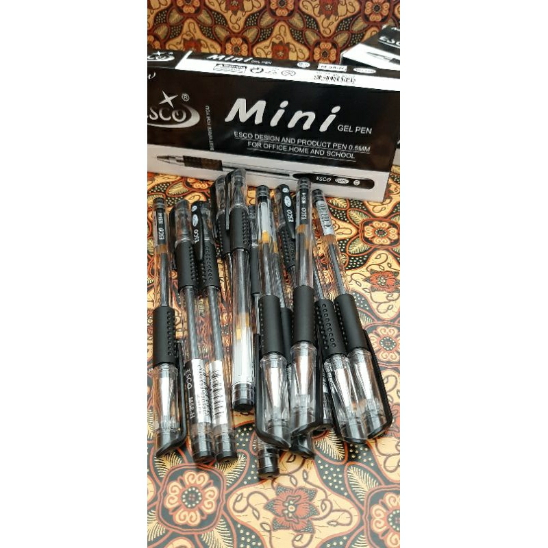 

PENA GEL ESCO MINI / PULPEN ESCO MINI / BOLPEN ESCO MINI (PACK)