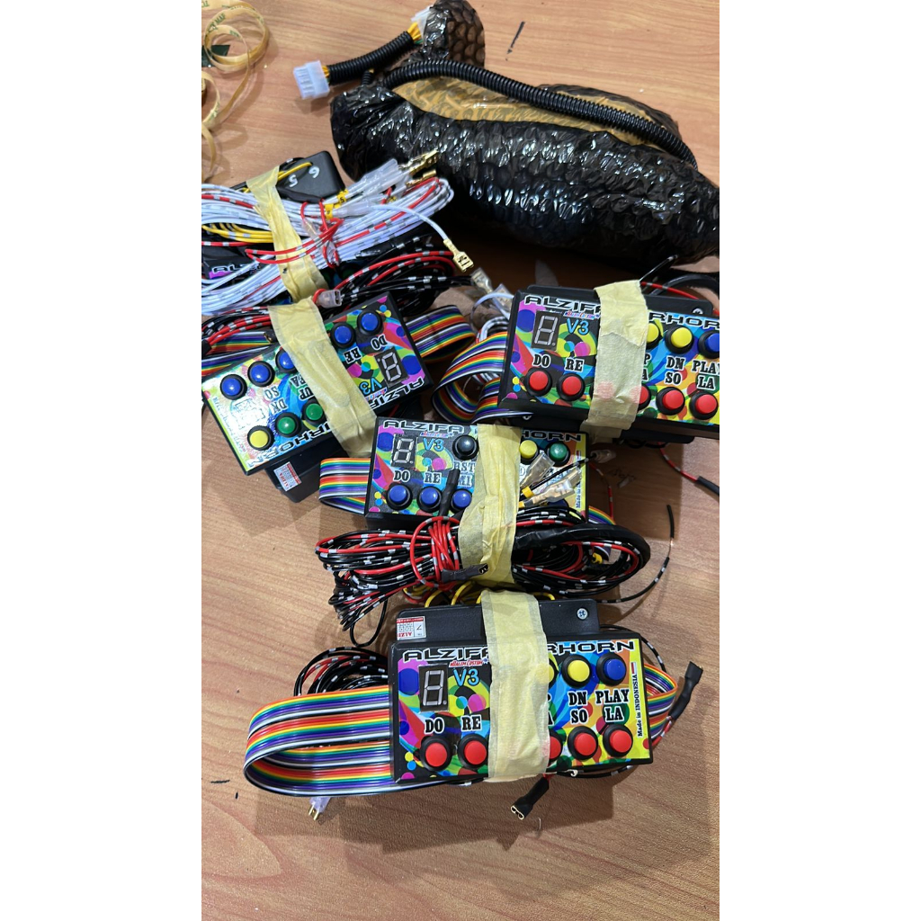 Modul ALZIFA untuk Klakson  6 Corong V3 20 Nada