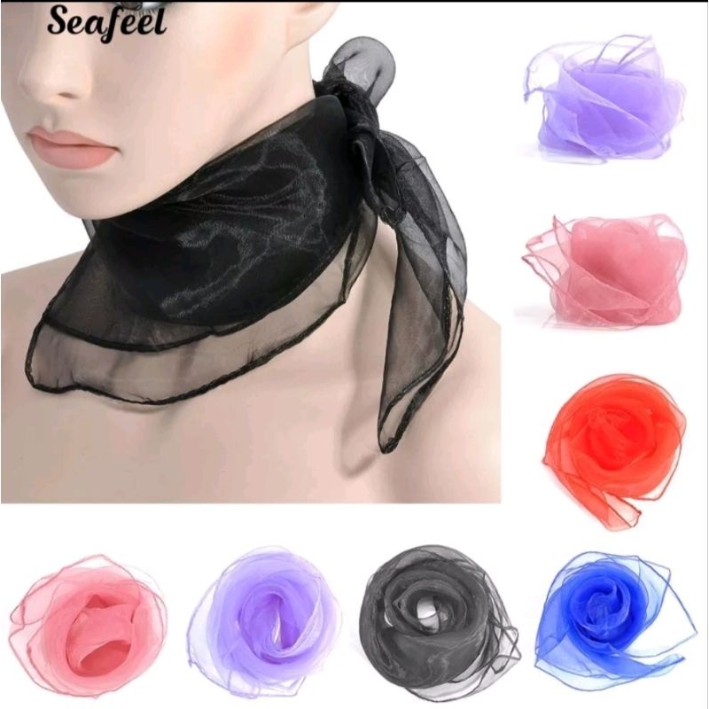 Syal Chiffon Syal Kotak Syal Leher