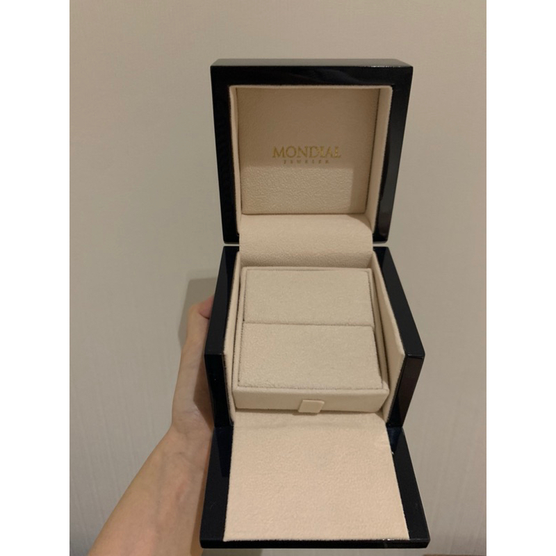 kotak cincin nikah mondial original box ring mondial